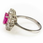 Entourage-Ring mit rosa Saphir - Bild 3