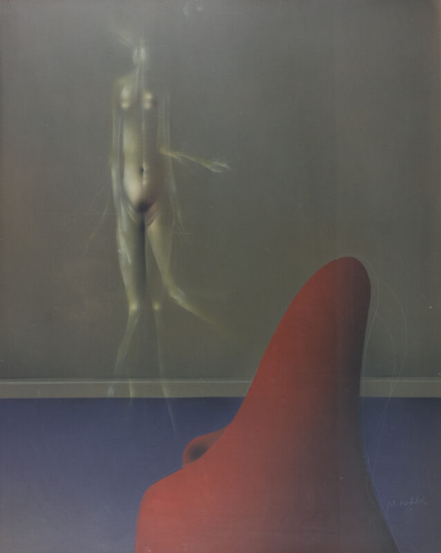 Paul Wunderlich (1927 Eberswalde - 2010 Saint-Pierre-de-Vassols, Provence) (F) - 'Springende mit rotem Sessel'