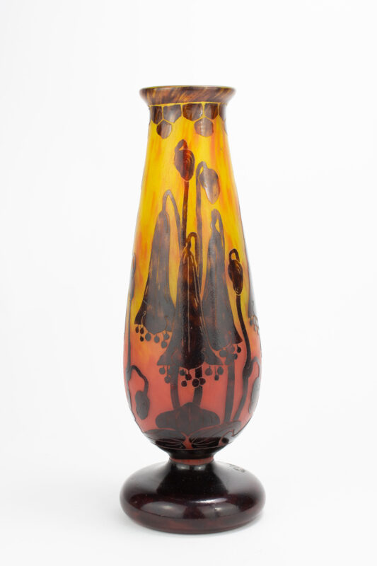 Vase mit Blumendekor - Bild 2
