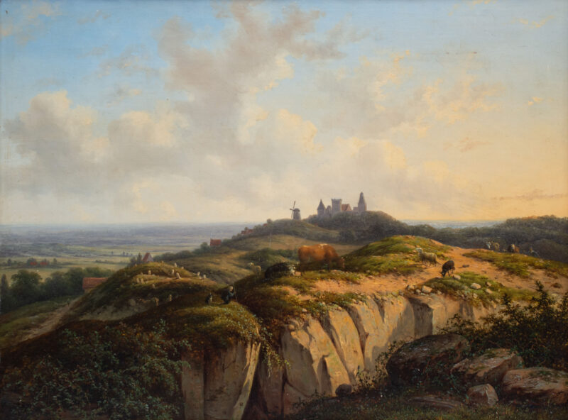 Christianus Hendricus Hein (1815 Bellingwolde - 1879 Lochem) - Blick auf Kleve