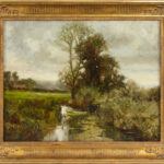 Jan Hermann Barend Koekkoek (1840 Amsterdam - 1912 Hilversum) - Landschaft mit Bach - Bild 2