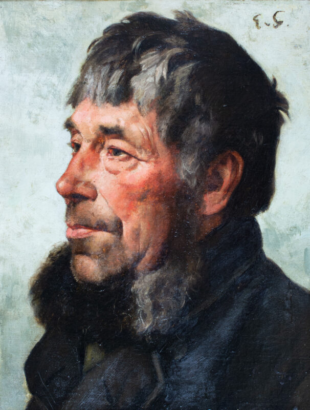 Eduard von Gebhardt (1838 Järva-Jaani - 1925 Düsseldorf) - Selbstbildnis