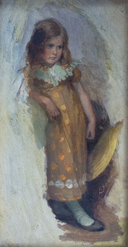 Franz Xaver Simm (1853 Wien - 1918 München) - Junges Mädchen
