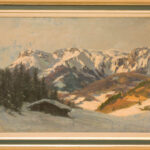Karl Ludwig Prinz (1875 Wien - 1944 ebenda) - Winterliche Alpenlandschaft - Bild 2