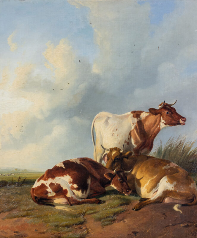 Thomas Sidney Cooper (1803 Canterbury - 1902 Vernon Holme) - In the Canterbury Meadows - Bild 1