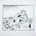 Walter Hanel (F) (1930) - 3-tlg., Karikaturen zu 'Gulliver in Moskau' - Bild 4