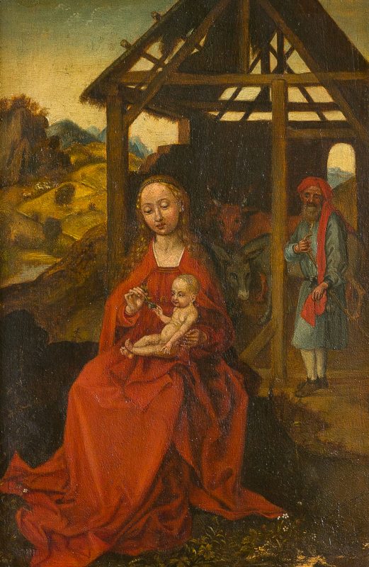 nach Martin Schongauer (ca.  1445 - 1491) - Kopie nach dem Gemälde 'Die Heilige Familie' - Bild 1
