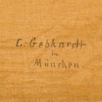 Ludwig Gebhardt (1830 München - 1908 ebenda) - Landschaft im Mondschein - Bild 4