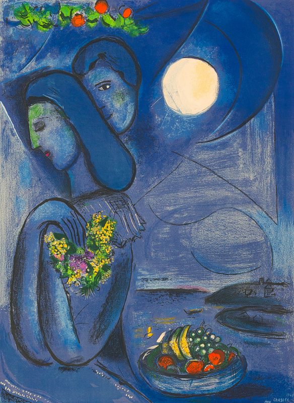 Marc Chagall (1887 Witebsk - 1985 Saint-Paul-de-Vence) (F) - 'Saint-Jean-Cap-Ferrat'