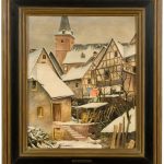 Werner Peiner (1897 Düsseldorf - 1984 Leichlingen) (F) - Winter in Briedel - Bild 2