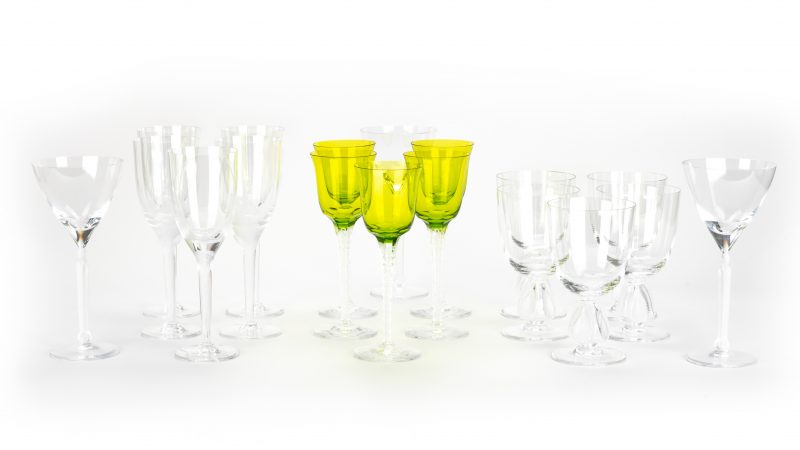 Lalique Konvolut verschiedener Gläser