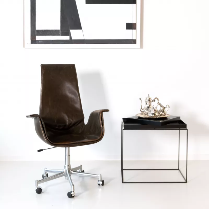 Kill International Vintage Tulip Chair 'FK 6727', Entwurf von Preben Fabricius und Jorgen Kastholm