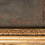 Bauern bei der Rast vor weiter Gebirgslandschaft_75609_339-2