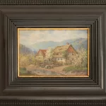 Landschaften mit Bauernhof, zwei Gemälde_75609_346-3