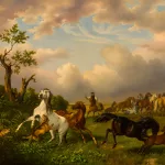 Pferde von Wölfen bedroht_75609_360-1