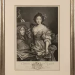 Catherine Mignard, Tochter des Malers Pierre Mignard, nach einem Bild ihres Vaters_75609_368-1