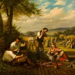 Mittagspause bei der Kornernte_75609_375-1