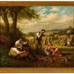 Mittagspause bei der Kornernte_75609_375-2