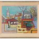 Stillleben mit Blick auf die Gnadenkirche in Mülheim Heißen_75609_486-2