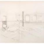 Skizze zur Ausstellung in der Galerie Hans Mayer_75609_571-1