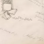 Skizze zur Ausstellung in der Galerie Hans Mayer_75609_571-3