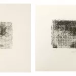 Kleines und großes schwarz-weiß Raster, zwei Grafiken_75609_577-1