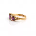 Victorianischer Ring mit Rubin-Diamantbesatz_75613_219-5