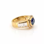 Ring mit Saphir-Diamantbesatz_75613_279-6