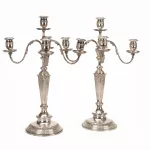 Paar Silber-Girandolen im klassizistischen Stil_75617_100-2