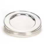Kronen Silber Platzteller mit geripptem Randdekor_75617_102-1