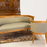 Sessel und Sitzbank im Empire-Stil_75617_119-3