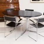Midcentury Esszimmergarnitur mit Arrben Stühlen_75617_131-2
