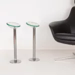 Fontana Arte Paar Standaschenbecher, Entwurf von Pierangelo Galloti & Gigi Radice_75617_134-2