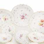 Meissen Serviceteile 'Neubrandenstein mit Blumen und Insekten'_75617_19-3