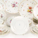 Meissen Serviceteile 'Neubrandenstein mit Blumen und Insekten'_75617_19-4