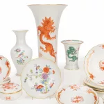 Meissen Mokka- und Kaffeeservice 'Roter Drache'_75617_23-3