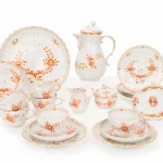 Meissen Kaffeeservice 'Indische Malerei in Korallenrot'_75617_24-1