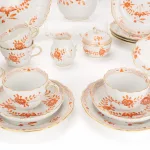Meissen Kaffeeservice 'Indische Malerei in Korallenrot'_75617_24-2