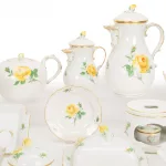 Meissen Kaffee- und Teeservice 'Gelbe Rose'_75617_25-3