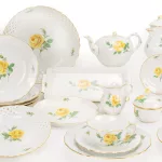 Meissen Kaffee- und Teeservice 'Gelbe Rose'_75617_25-4