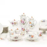Ludwigsburg Kaffee-, Tee- und Speiseservice mit Blumendekor_Ludwigsburg Kaffee-, Tee- und Speiseservice mit Blumendekor_75617_3-1
