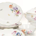 Ludwigsburg Kaffee-, Tee- und Speiseservice mit Blumendekor_Ludwigsburg Kaffee-, Tee- und Speiseservice mit Blumendekor_75617_3-10