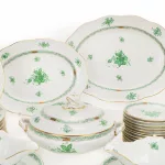 Herend Speiseservice 'Apponyi grün'_75617_45-3