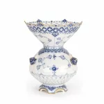 Royal Copenhagen große Vase 'Musselmalet' mit Schnecken_75617_51-1