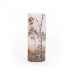 Daum Frères Nancy Vase mit Landschaftsmotiv 'paysage mauve'_75617_68-1