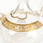 Saint Louis Karaffe und Weingläser 'Thistle Gold'_75617_72-4
