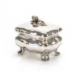 Biedermeier Silber-Zuckerdose mit Erdbeerknauf_75617_78-3