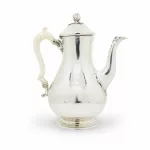 Silber-Kaffeekanne mit Beingriff_75617_79-1
