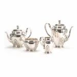 Silberservice mit Blumendekor_75617_96-2