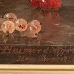 Stillleben mit Pfirsich, Melone und Schmetterling_81210_321-4